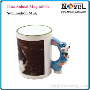 11oz Animal Mug-Rabbit, Sublimation Mug